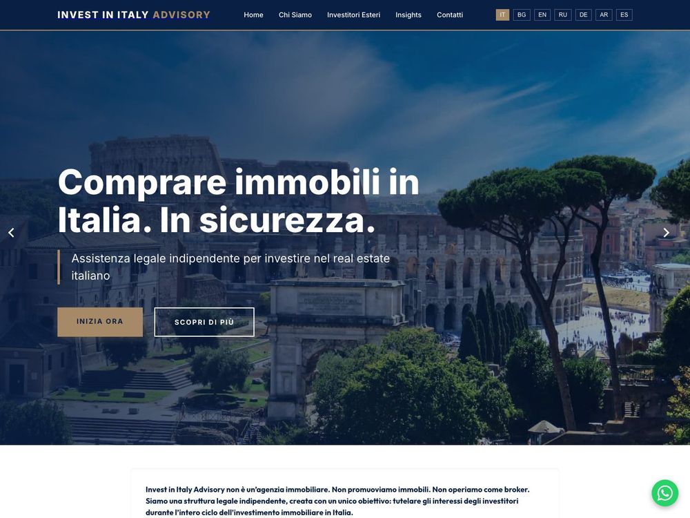 Invest in Italy Advisory